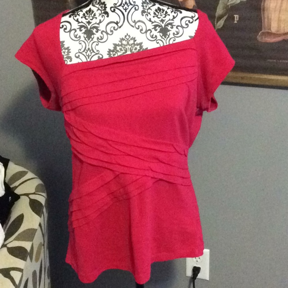 Anthropologie postmark asymmetrical tee L